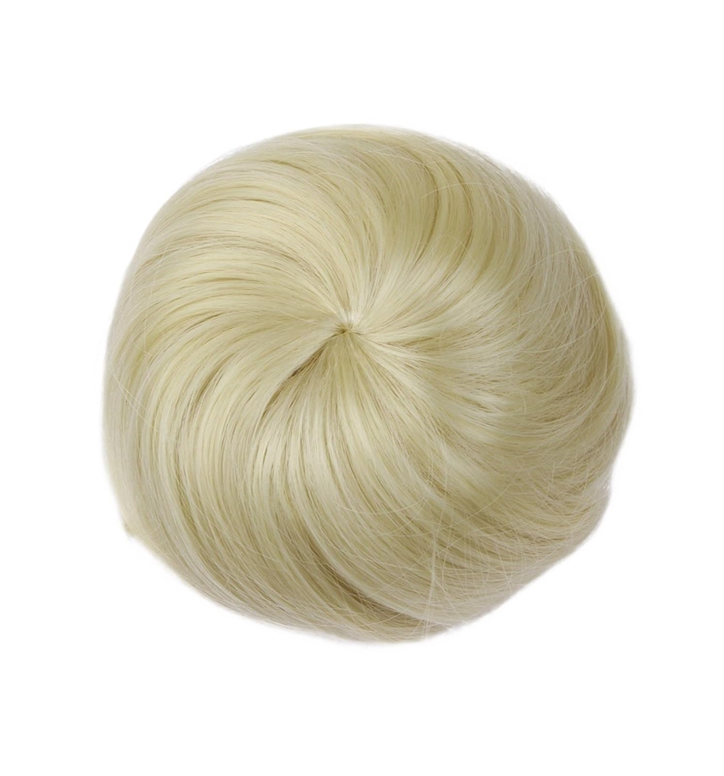 Haarteile Haarknoten Synthetische Haarverlängerung mit künstlichem Dutt for Anklipsen, Donut-Kordelzug, Chignon-Haarteil, Hochsteckfrisur, Haarteil, Pferdeschwanz for Frauen Brötchen Haare(Beach Blond