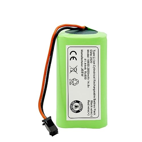 GammeC Staubsauger-Akku, 14,4 V, 2800/4800/6800 MAh, Li-Ionen-Akku, Kompatibel Mit Deebot N79 N79S DN622, Kompatibel Mit Eufy 11 11S 12 15C 15S (Color : 4800mAH)