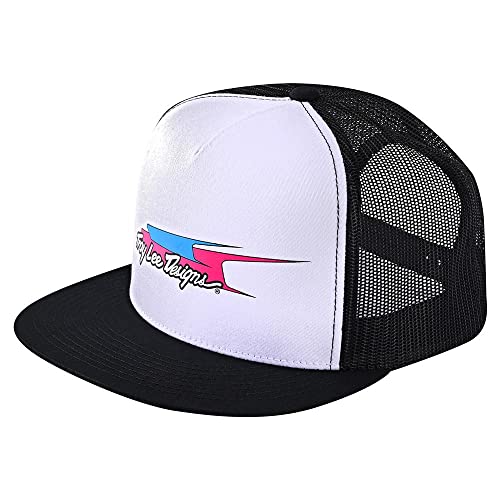 Troy Lee Designs Snapback Trucker Hat Aero zum 40. Jahrestag, Schwarz / Weiß, Einheitsgröße