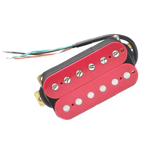 Rosa E-Gitarre Humbucker Pickup Coil Spliting Pickup 4 Leiterkabel Single-Coil-Tonabnehmer (Color : Bridge)