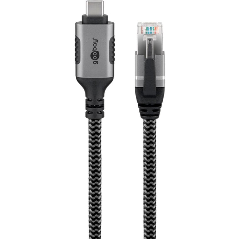 Ethernet-Kabel USB-C 3.2 Gen2 Stecker > RJ-45 Stecker, LAN-Adapter