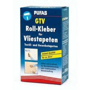 Pufas GTV-Rollkleber für Vliestapeten 3 Pack á 200 g