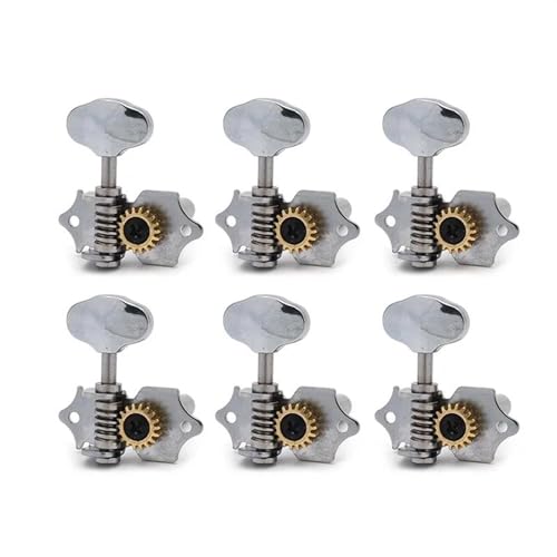 Strings Tuning Pegs Mechaniken Für Gitarre Gitarre Locking Tuner Tuning Nagel Maschine Kopf Mittelloch Ersatzteile (Color : 6R)