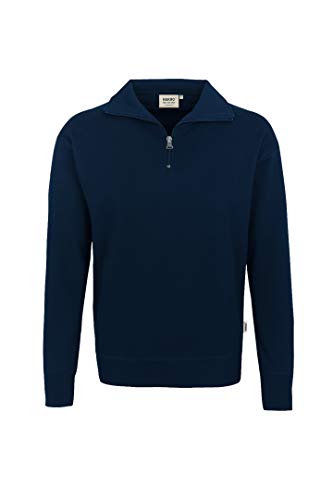 Hakro Zip Sweatshirt Premium, marine, S