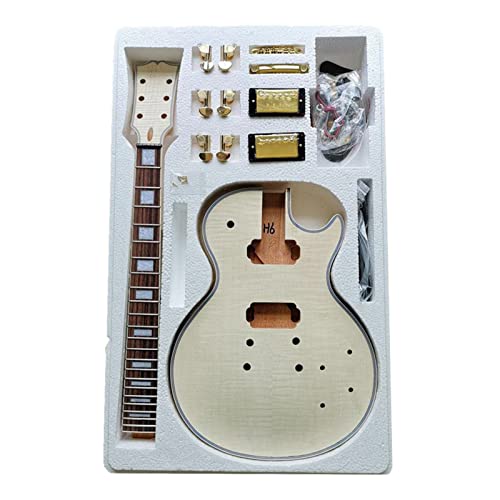 Gitarrenkörper DIY. E-Gitarre Unfertige Kits Für Mahagoni-Holzstil-Gitarren-Okoume-Body-Gitarren-Kit Gitarrenkörper (Color : 02)