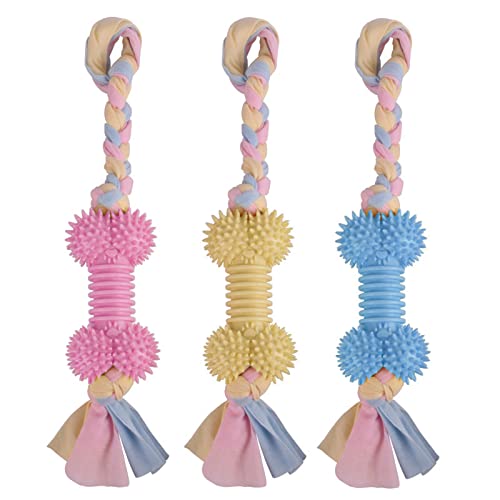 LIbgiubhy Pet Molar Toy Cotton Rope Dog Toy Chew Toy Teeth Clean Training Toy For Dogs Safe Resistant