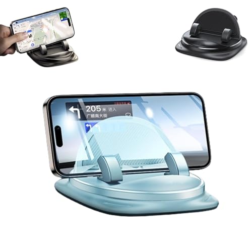 GodbTG Clockwiset. Com Phone Holder, Clockwiset Phone Holder, Stable Phone Mount for Car, 360°Rotatable Dashboard Cell Phone Holder, Stable Phone Mount Cell Holder (Blue)