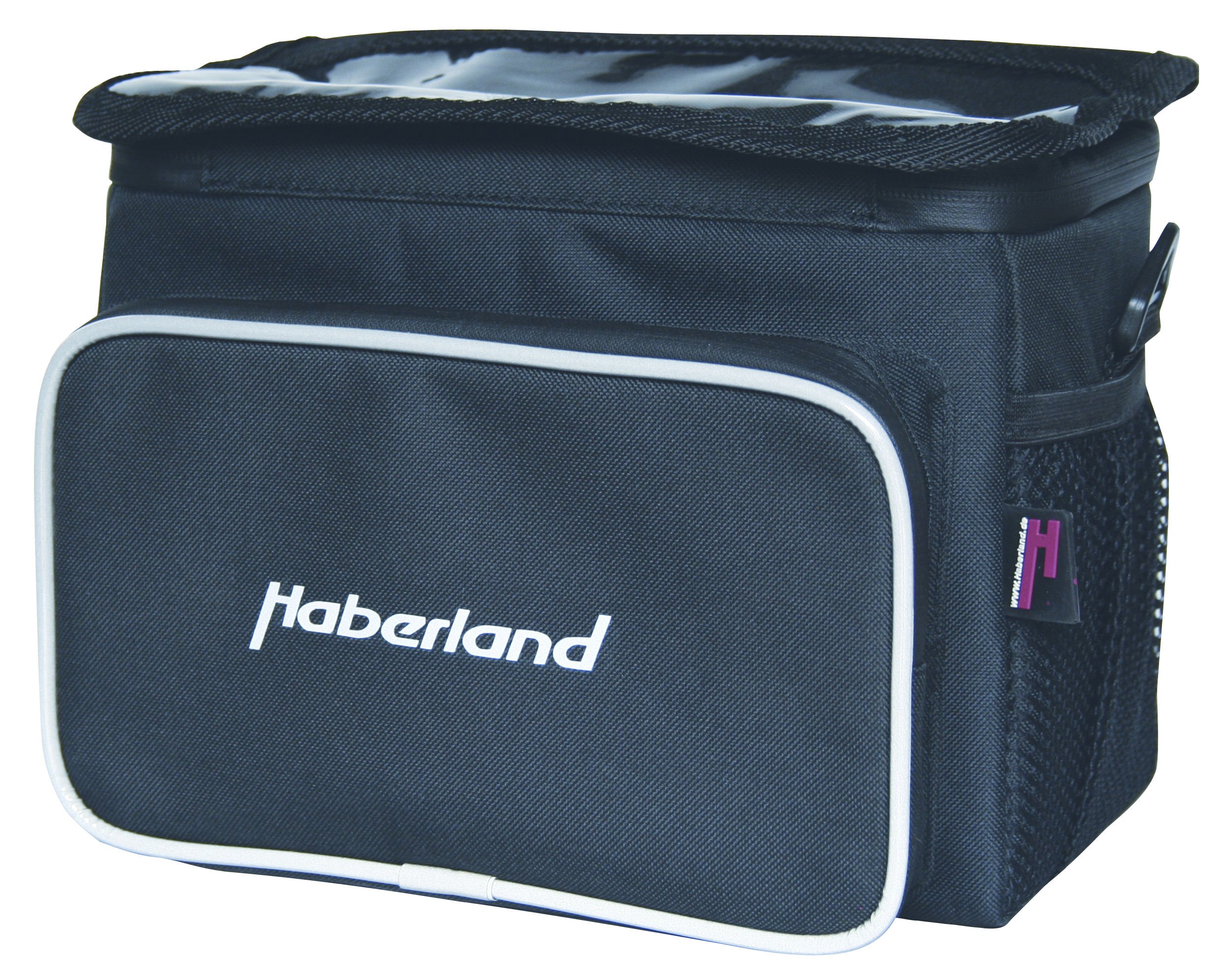 Haberland Classic Lenkertasche, schwarz, 25 x 19 x 13 cm