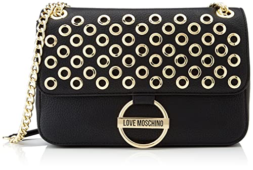 Love Moschino Damen Jc4339pp0fkd000 Umhängetasche, Schwarz, Einheitsgröße