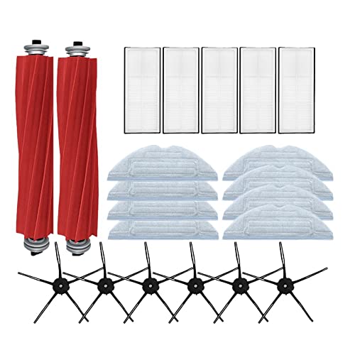 Ghulumn FüR S7 S70 S75 S7Max T7S Wischtuch Waschbarer Hepa Filter Seiten BüRste Roboter Staubsauger Haupt BüRsten ZubehöR