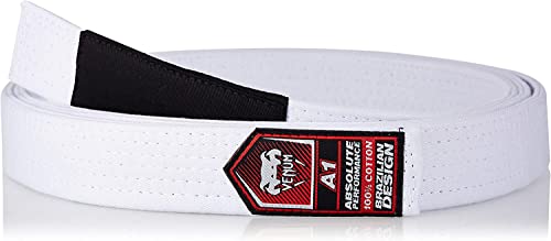 Venum Unisex Erwachsene Gürtel Brazilian Jiu-Jitsu Belt, Weiß, A3