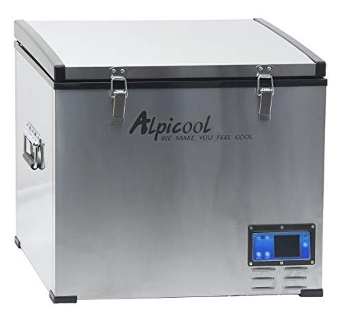 Compass 07098 Kühlbox ALPICOOL Big Fridge mit Kompressor 60l 230/24/12V -20°C