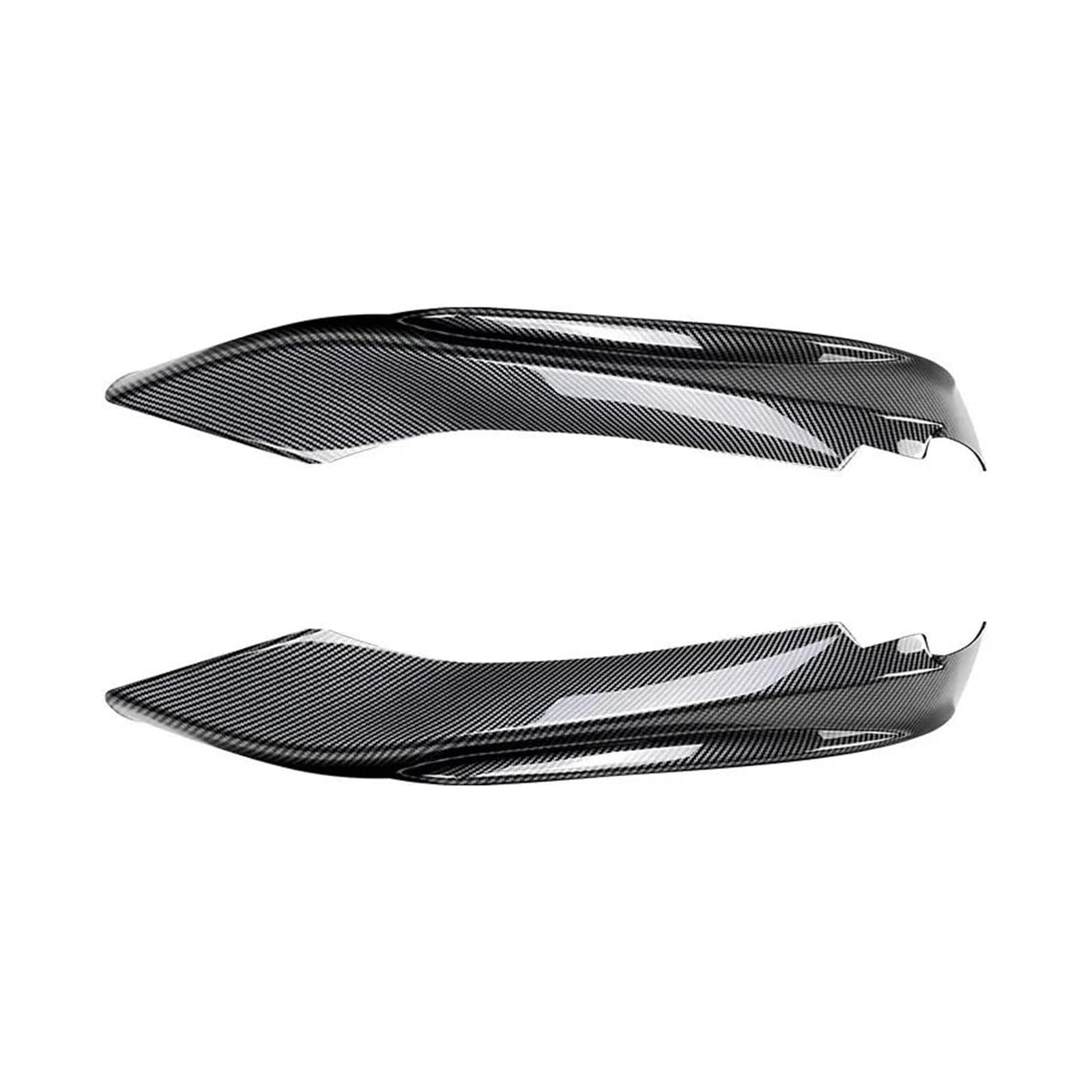 Splitter Für F32 F33 F36 4 Serie 420i 425i 430i 440i M440i 2014-2020 Front Stoßstange Lip Spoiler Splitter Diffusor Abdeckung Schutz Körper Kit Frontlippe(Carbon Look B)