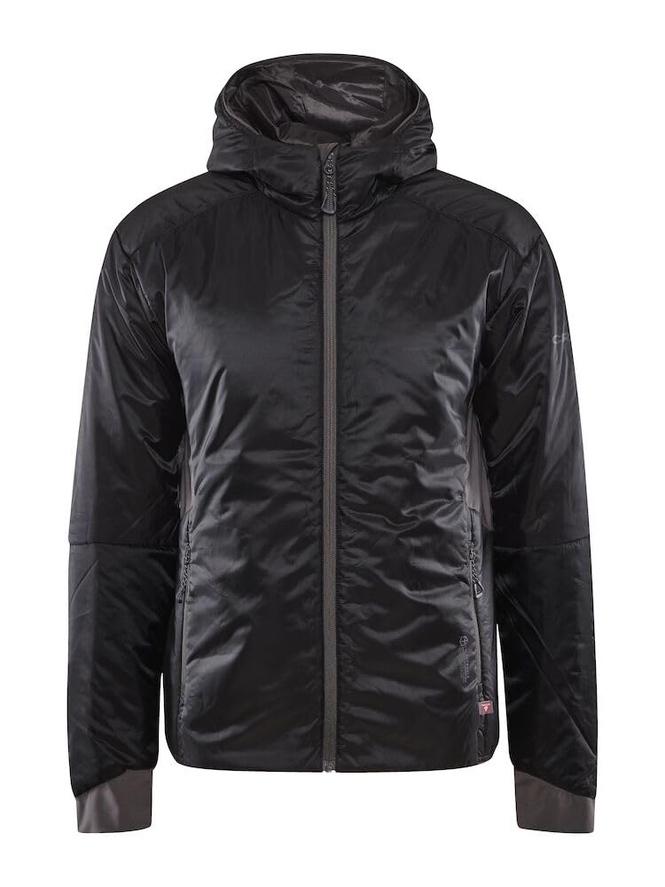 Craft ADV EXPLORE LIGHTWEIGHT | Leichte Jacke Herren 3XL | Black | Packbare Outdoorjacke Herren | PrimaLoft-Isolierung | 2 Reißverschlusstaschen | Kapuze | Stretcheinsätze | Wanderjacke Herren