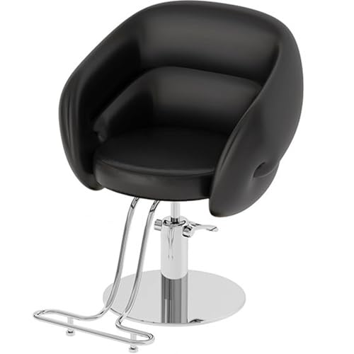 Gvqng Friseurstuhl, 360° Drehbar Friseurstuhl, Friseurstuhl, Friseurstuhl FüR Friseure, Hydraulikpumpe Pu-Leder Friseurstuhl Mit Pedalgestell,08