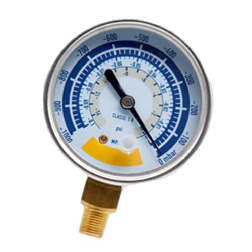 Luftdruckmessgerät Für Vakuumpumpen Manometer Vakuumpumpen Manometer 0–14 1/8-Zoll Anschluss