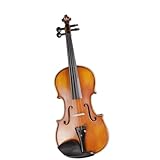 Standard Violine Mattes Muster Violine Handgefertigt Brasilianischer Holzbogen Ebenholzteile(1/8)