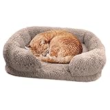 Große Hundebetten, Eier-Baumwoll-Haustiermatratze, Plüsch-Haustier-Hundesofabett mit waschbarem Bezug, orthopädische Couch, Haustierbett, Winter, warmes Katzenbett, Kuschelbett weich, Donut-Hundebett,