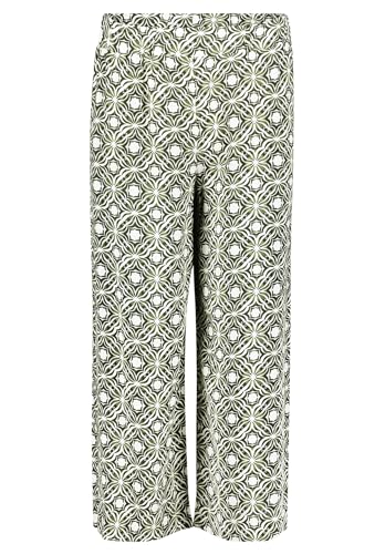 Cartoon Damen Culotte mit Gummizug Cream/Green,40