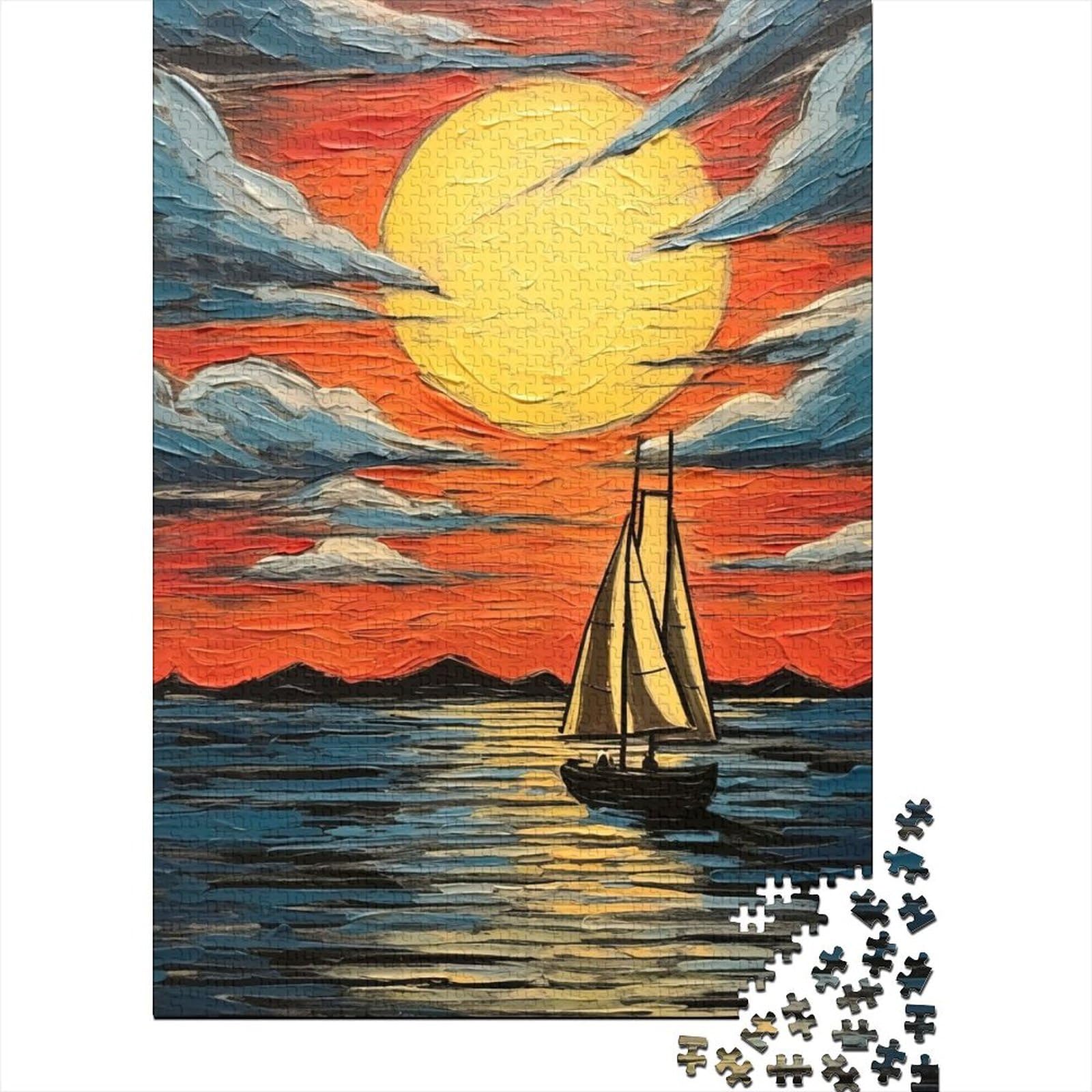 Sailing Dreams Holzpuzzle für Erwachsene, Puzzle 1000 Teile, Puzzle für Erwachsene und Jugendliche, ganze Familie, 75 x 50 cm