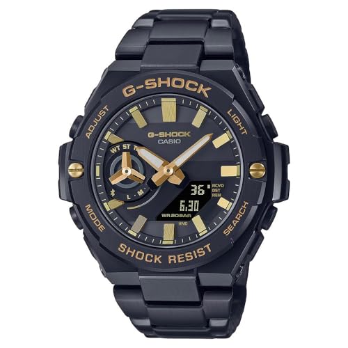 Casio G-Shock G-Steel Black digital Men's Watch GST-B500BD-1A9ER Steel solar Charging