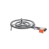 Garcima Butan/Propan Gas Ring mit Gas Auslass Seite, schwarz, 50 cm, 1 Stück