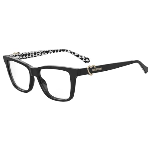 MOSCHINO LOVE brillengestell mol610, rechteckig, in pink havana, gefertigt aus acetate