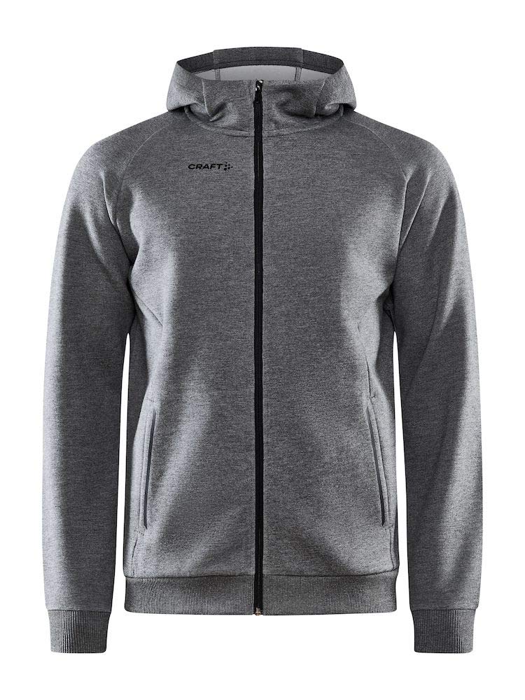 Craft CORE Soul Full Zip Hood M DK Grey Mela L