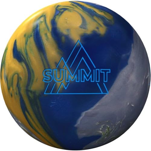 Storm Summit Bowling-Ball, Blau/Gold/Silber, 6,4 kg