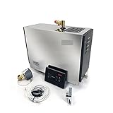 Dampfsauna-Generator Kommerzieller Selbstdraining-Dampfgenerator Duschsystem Dampfgenerator Dusche Sauna Bad Home Dampfbad Spa-Generator mit wasserdichte Kontrolle und Autoabfluss für Home Spa(Color:1