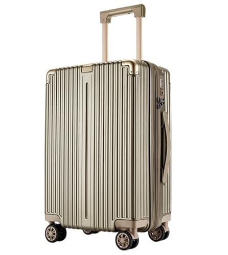 RUVOO Koffer Trolley Reisekoffer Erweiterbares PC-Hartschalengepäck Mit Spinnerrädern, TSA-Schloss-Hartschalengepäck Koffer Gepäck Rollkoffer (Color : A, Size : 20 in)