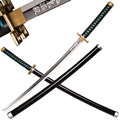 Sword Valley Japanisches Holz-Anime-Schwert-Cosplay, Demon Slayer-Schwert 103 cm-Holzschwert (Tokitou Muichirou)