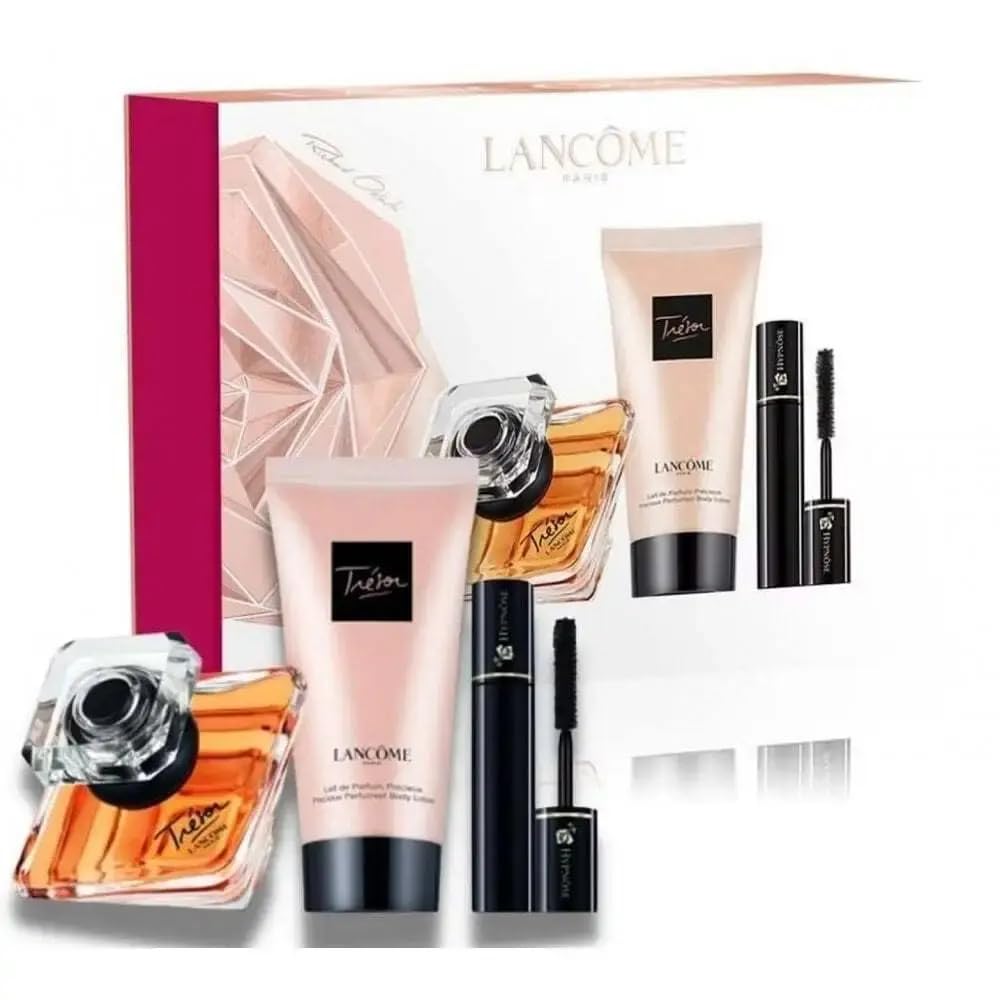 Lancome Tresor Eau de Parfum 30 ml Geschenkset 2023 (enthält 30 ml EDP, 50 ml Body Lotion und 2 ml Mascara)