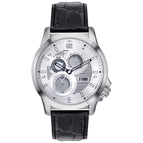 STORM London Atlas Herrenuhr schwarz/silber 47143/S