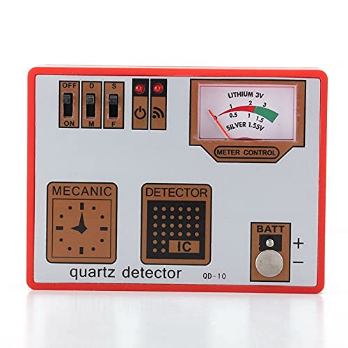 FHPEWXDG Mechanischer Uhrwerktester, Uhrenbatterie-Reparaturwerkzeug, Entmagnetisierungstester, Detektor, Degausser