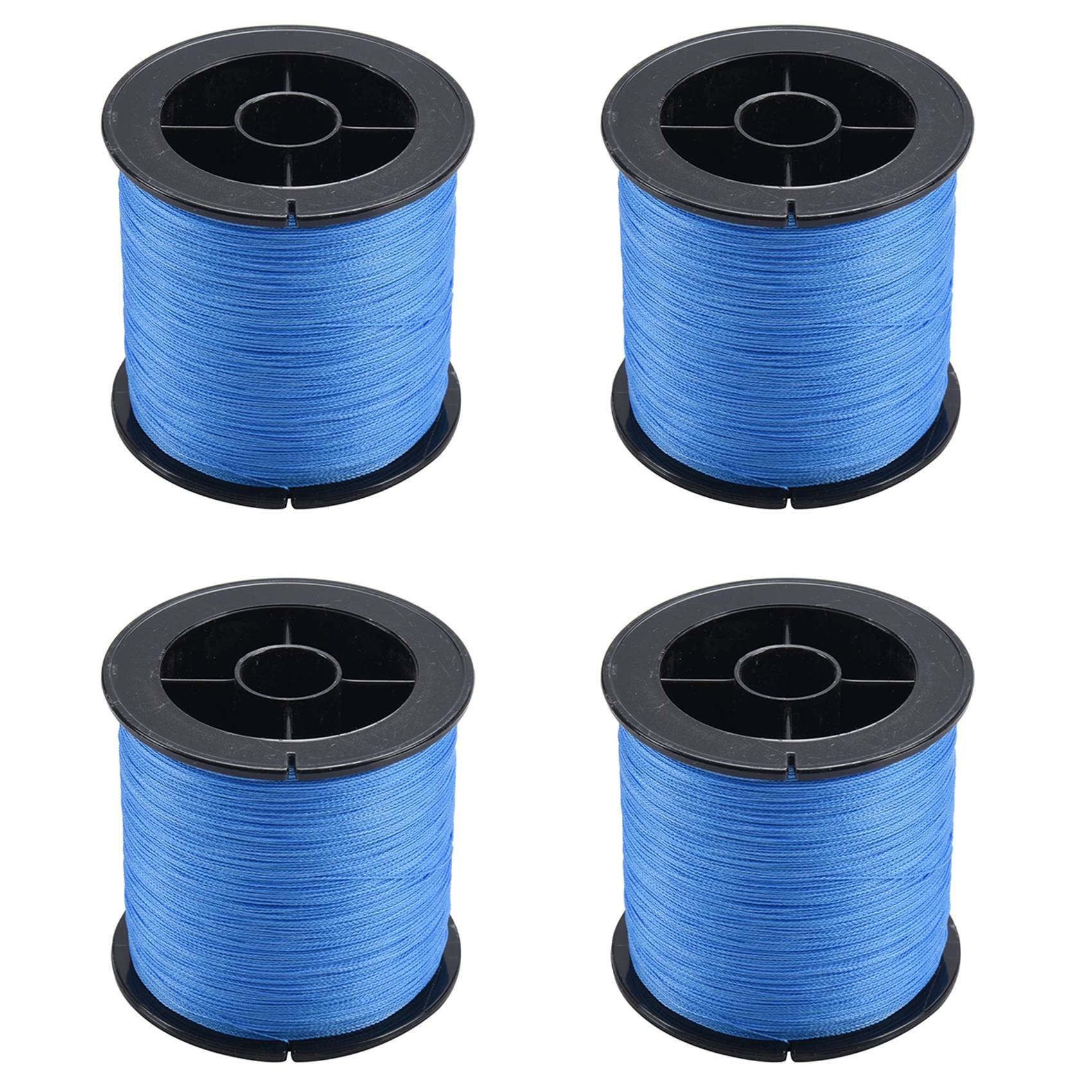 SICOSALT 4X 500M 30LB 0,26 mm Angelschnur PE Geflochtene 4 Strang Blau