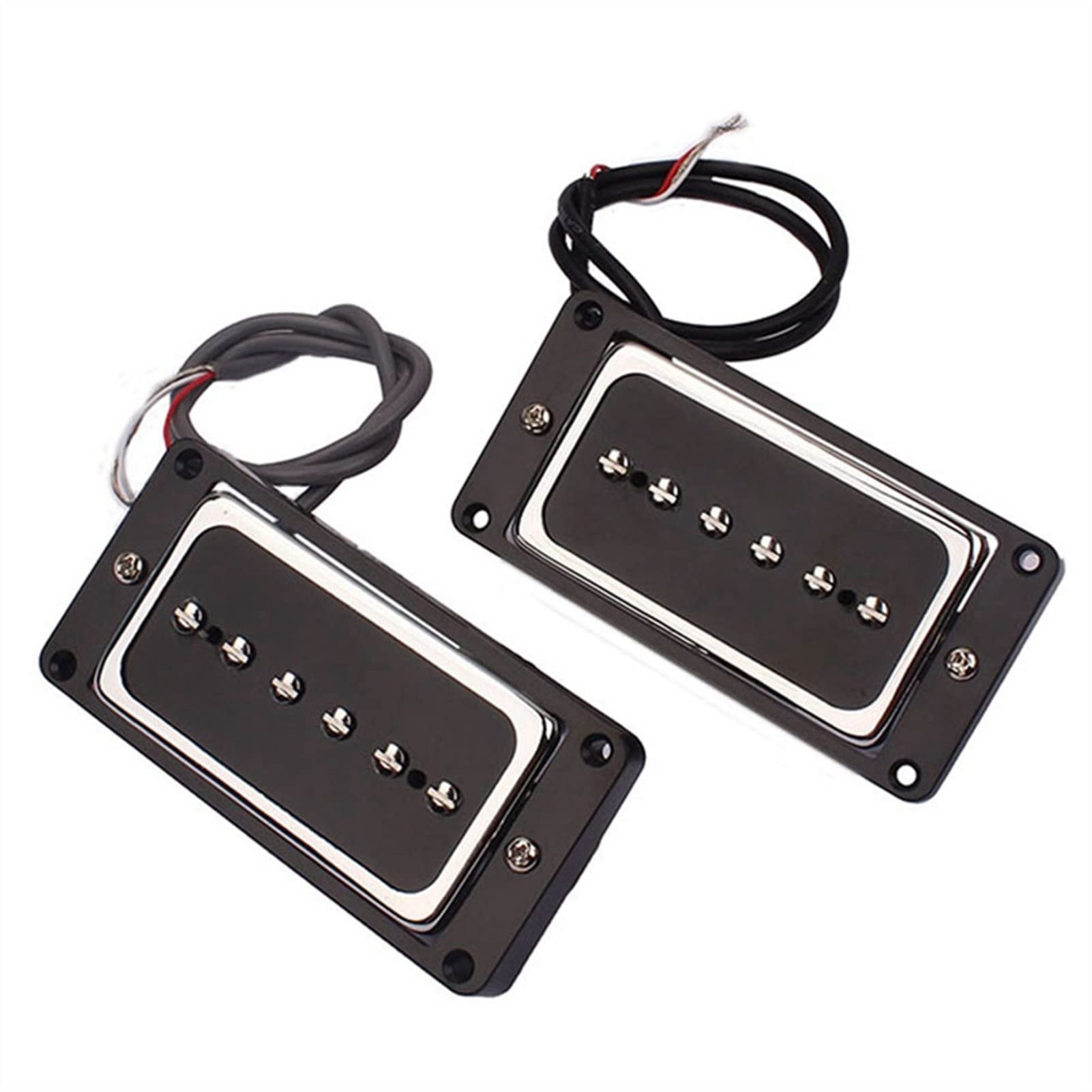 ZENGXUE 2 Stücke Gitarre Humbucker Pickup Alnico 5 Single Picku Ton Hand Wunde Kupfer Für Instrument E-Gitarre Zubehör Humbucker Tonabnehmer Set