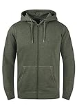 !Solid SDBerti Zip-Hood Herren Sweatjacke Kapuzenjacke Hoodie mit Kapuze Reißverschluss Kängurutasche Baumwollmischung Regular fit, Größe:S, Farbe:Climb Ivy Melange (8785)