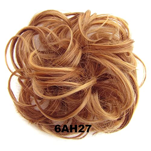 Haarknoten 1 Stück Scrunchies-Verlängerung, lockiges, gewelltes, unordentliches, synthetisches, unordentliches Haarknoten-Haar, zerzaustes Hochsteckfrisur-Chignon-Haarteil for Frauen und Mädchen Haars