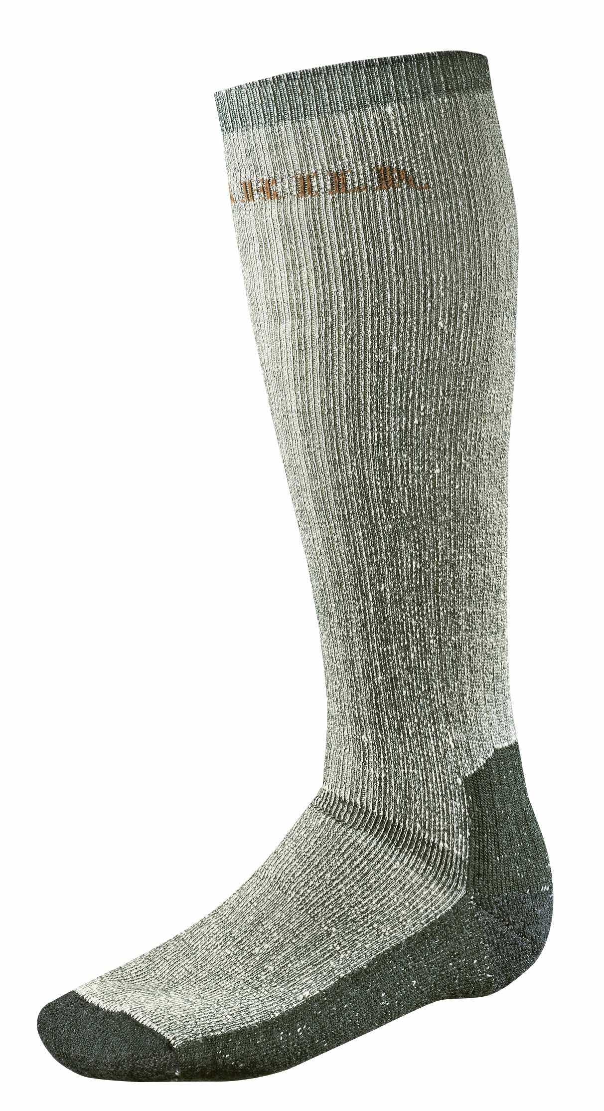 Härkila Expedition Jagdsocken lang - Socken für Jäger - Jagdstrümpfe gefüttert für den Winter und Herbst - Jägersocken aus Merinowolle, Größe:M