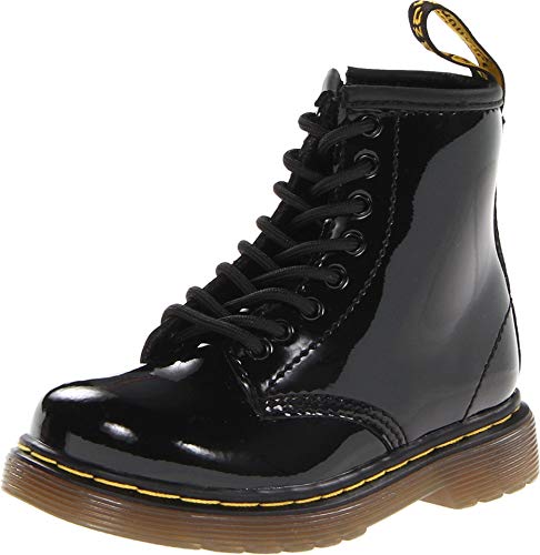 Dr. Martens Brooklee Patent Bootschuhe, Schwarz (Black), 24 EU