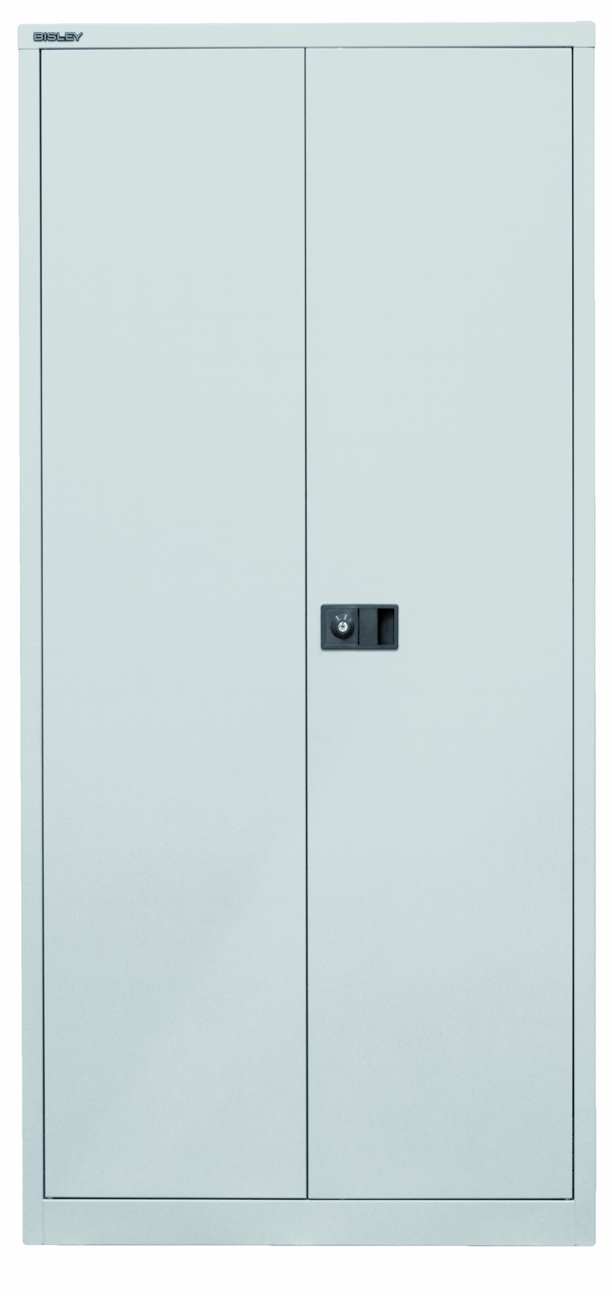 BISLEY Flügeltürenschrank Universal, 4 verzinkte Fachböden, B 914 x T 600, 5 OH, Farbe lichtgrau