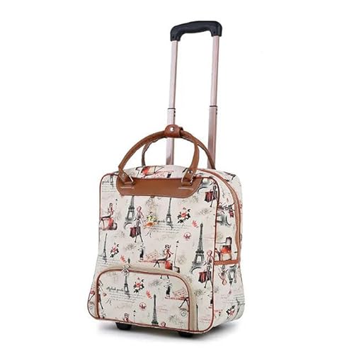 Reisetasche Frauen Reisegepäck Trolley Bag Wheeled Koffer Business Boarding Bag Travel Trolley Gepäckbeutel-Stil 5