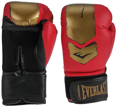 Everlast Kinder Boxhandschuhe Prospect 2 Boxing Glove, Rot/Gold, 8oz