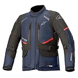 Alpinestars Andes V3 Drystar Motorrad Textiljacke Dunkelblau/Schwarz 3XL