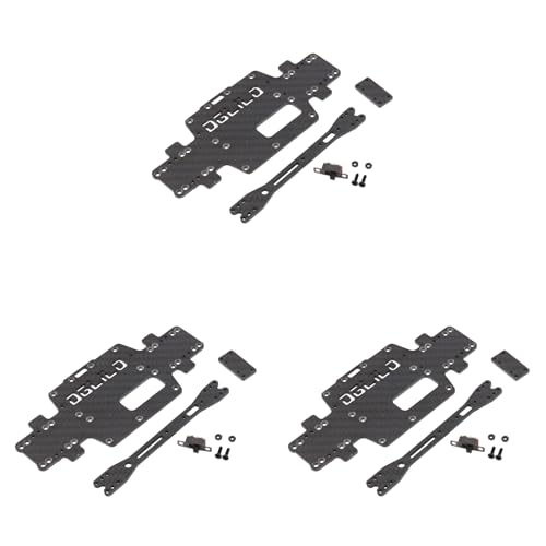 Hfourhnik 3X für K969 K979 K989 K999 P929 P939 1:28 RC Auto Ersatzteile Verbesserte Kohlefaser Chassis Auto Boden Low Body Shell