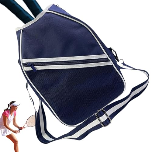 Xasbseulk Tennisschläger-Umhängetasche, Tennisschläger-Tasche | Schläger-Tennistasche | Schlägerträger für Männer und Frauen, leichte Umhängetasche für Tennisschläger, Badmintonschläger