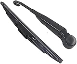 HBZYD Heckscheibe Scheibenwischer Arm & Blatt,Passt für Dodge Grand Caravan 2008-2018 14" Hinten Wischerarm Scheibenwischer Set