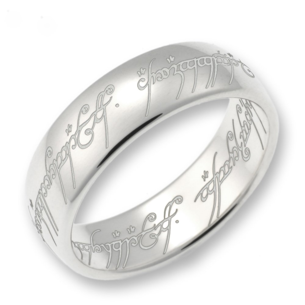 Herr der Ringe Schmuck by Schumann Design Der eine Ring 925 Sterling Silber Rg 68 3000-068