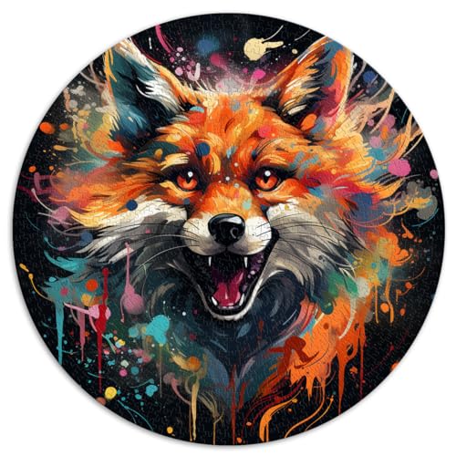 Puzzle für den schlauen Fuchs, Puzzle für Erwachsene, 1000 Teile, 26,5 x 26,5 Zoll, schwierige Puzzles, Heimdekorations-Puzzles